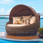 Chaise em Fibra Sint&eacute;tica India Com Capota