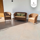 Sof&aacute; Canoas 02 Lugares em Fibra Sint&eacute;tica