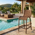 Banqueta Bahamas em Fibra Sint&eacute;tica