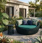 Chaise Índia em Corda Náutica