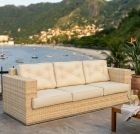 Sof&aacute; 03 Lugares Angra em Fibra Sint&eacute;tica