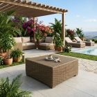 Mesa de Centro Arpoador em Fibra Sint&eacute;tica