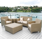 Sof&aacute; 03 Lugares Arpoador em Fibra Sint&eacute;tica