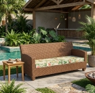 Sof&aacute; 03 Lugares Arpoador em Fibra Sint&eacute;tica