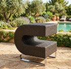 Mesa Lateral Calif&oacute;rnia em Fibra Sint&eacute;tica