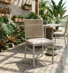 Cadeira Camila em Corda N&aacute;utica com Estofado Baixo