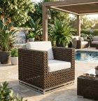 Poltrona Cancun em Fibra Sint&eacute;tica