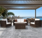 Sof&aacute; Cancun 03 Lugares em Fibra Sint&eacute;tica 