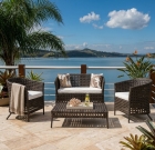 Mesa de Centro Canoas em Fibra Sint&eacute;tica 