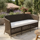 Sof&aacute; Canoas 03 Lugares em Fibra Sint&eacute;tica