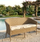 Sof&aacute; Copacabana 03 Lugares em Fibra Sint&eacute;tica