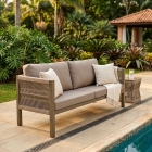 Sof&aacute; Capit&oacute;lio 02 Lugares em Corda N&aacute;utica