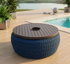 Mesa de Centro Capit&oacute;lio com Cooler em Corda N&aacute;utica