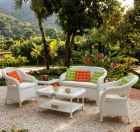 Mesa de Centro Itaip&uacute; com Vidro em Fibra Sint&eacute;tica