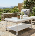 Mesa de Centro Itaip&uacute; com Vidro em Fibra Sint&eacute;tica